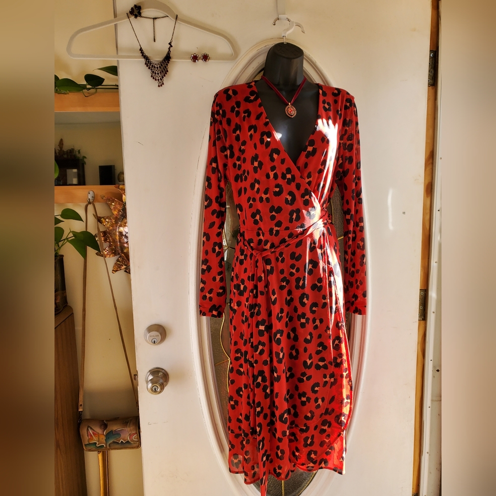 CAbi Siren sexy wrap dress